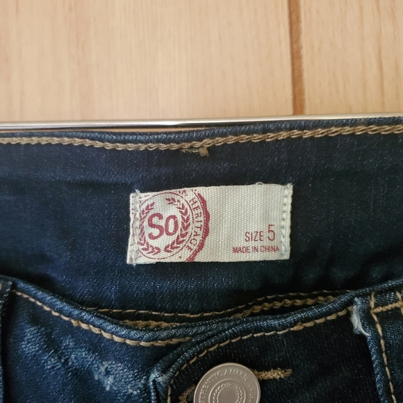 NWT SO BLUE CROPPED Women’s JEGGING Size 5 - Picture 2 of 10